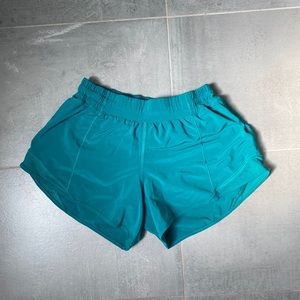 COPY - Teal Blue Hotty Hot Tall shorts by Lululem…